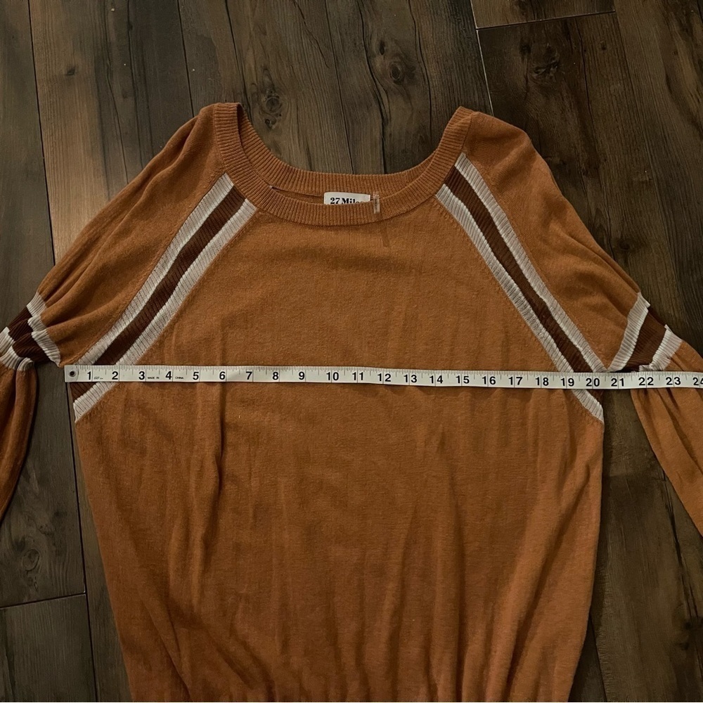 27 Miles- Long Sleeve blouse XS - Picture 8 of 12